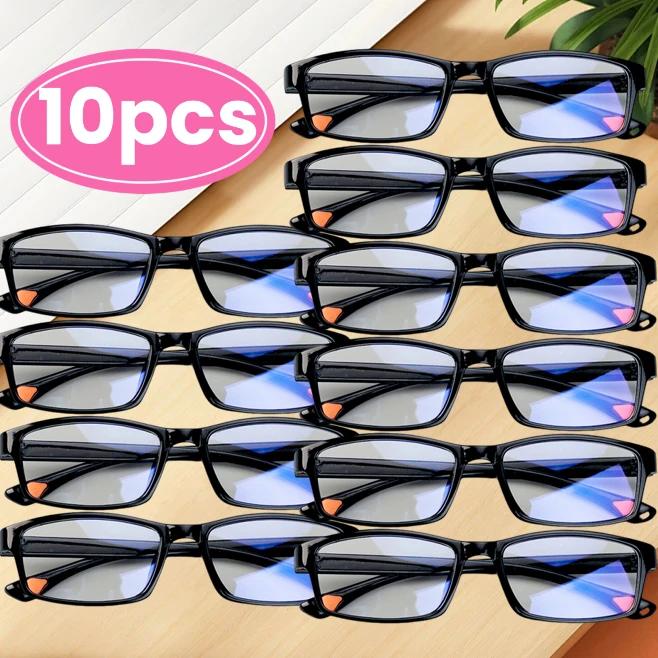 10 pièces Sport hommes lunettes de lecture pour hommes femmes unisexe ultra-léger presbyte lunettes