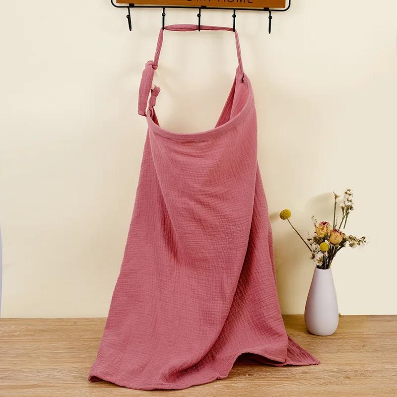 Couverture d'allaitement respirante en mousseline coton - Confidentialité maternité bébé poussette