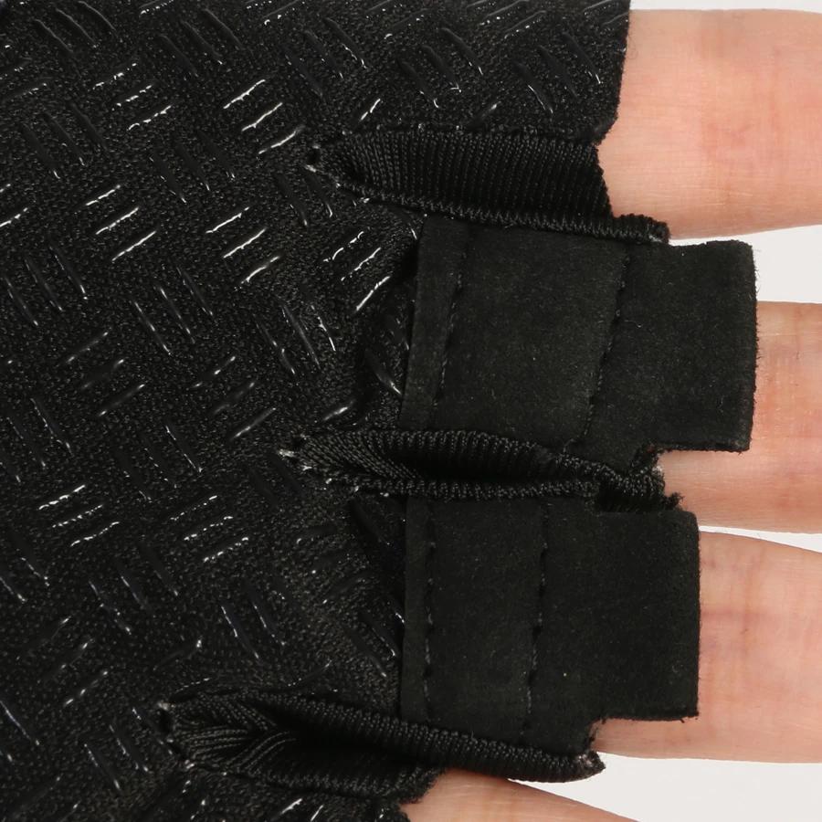 Gants d'été demi-doigts pour femmes et hommes, gants sans doigts, coussin antidérapant, respirant, s