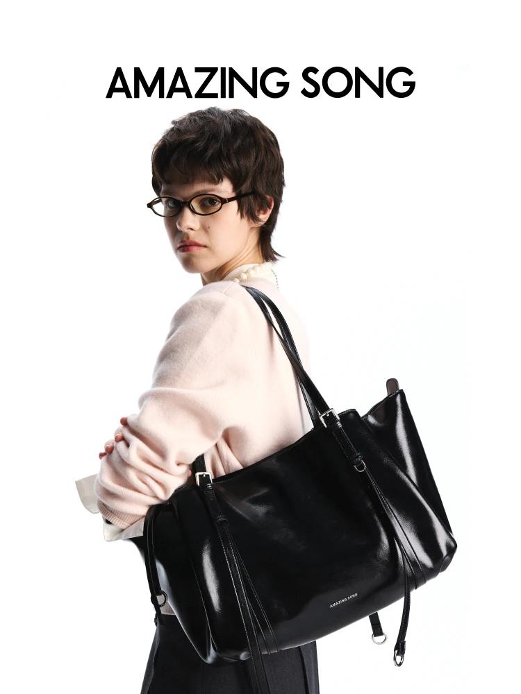 Sac fourre-tout Amazing Song Donut, léger, grande capacité, sac à la mode