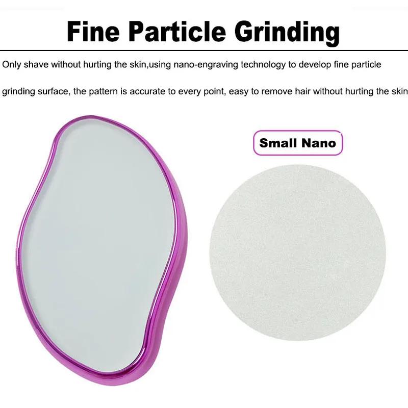 Gomme d'épilation physique en cristal chaud, épilateur indolore en verre, nettoyage facile, outil d'