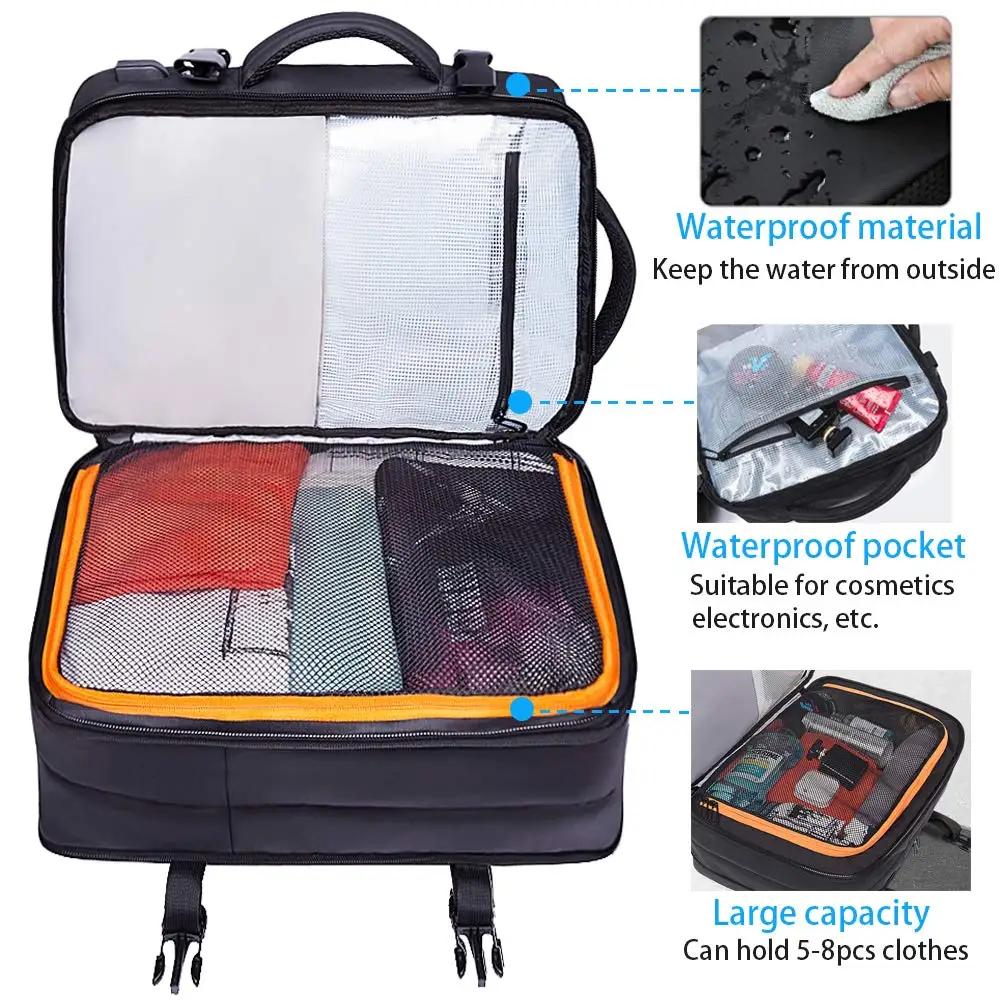 Sac à dos extensible BANGE pour ordinateur portable 17,3 pouces, imperméable, grande capacité, pour