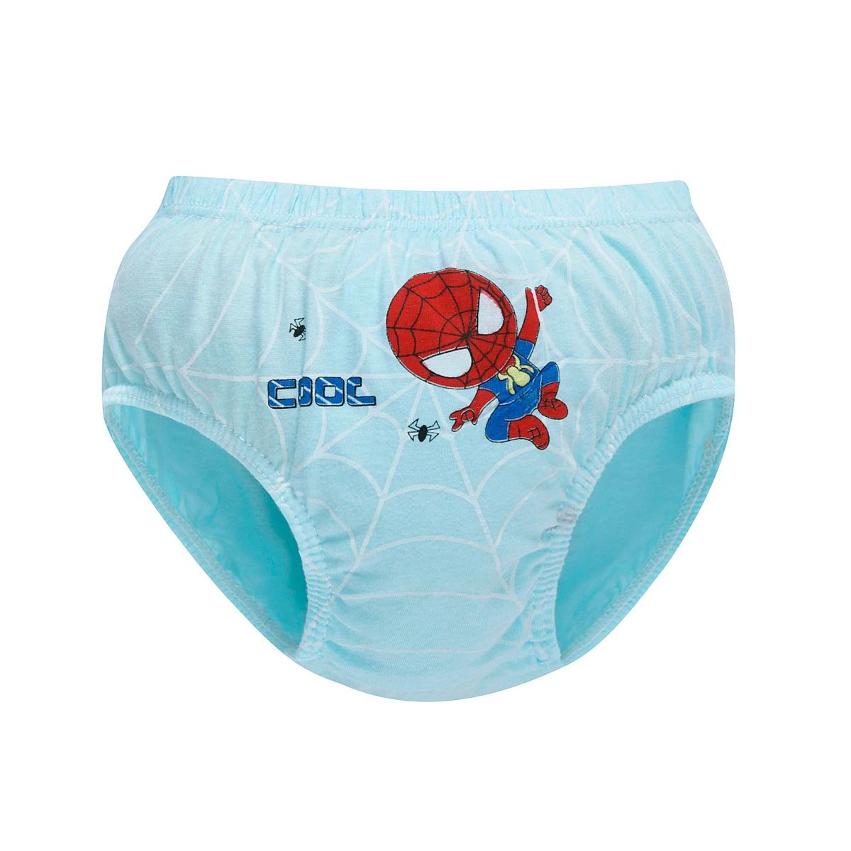 Sous-vêtements en coton pour garçons, boîte exquise, 5 pièces, slips confortables et respirants, cul