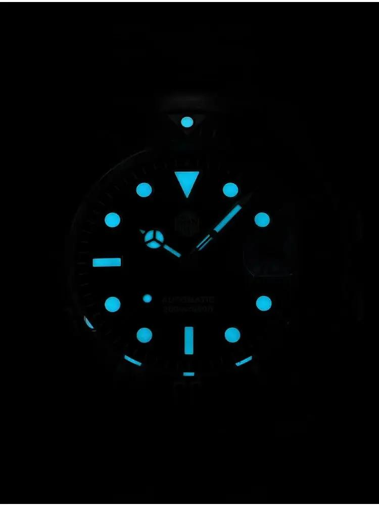 San Martin – montre de plongée Water Ghost pour hommes, Version améliorée, 40mm, luxe, automatique,