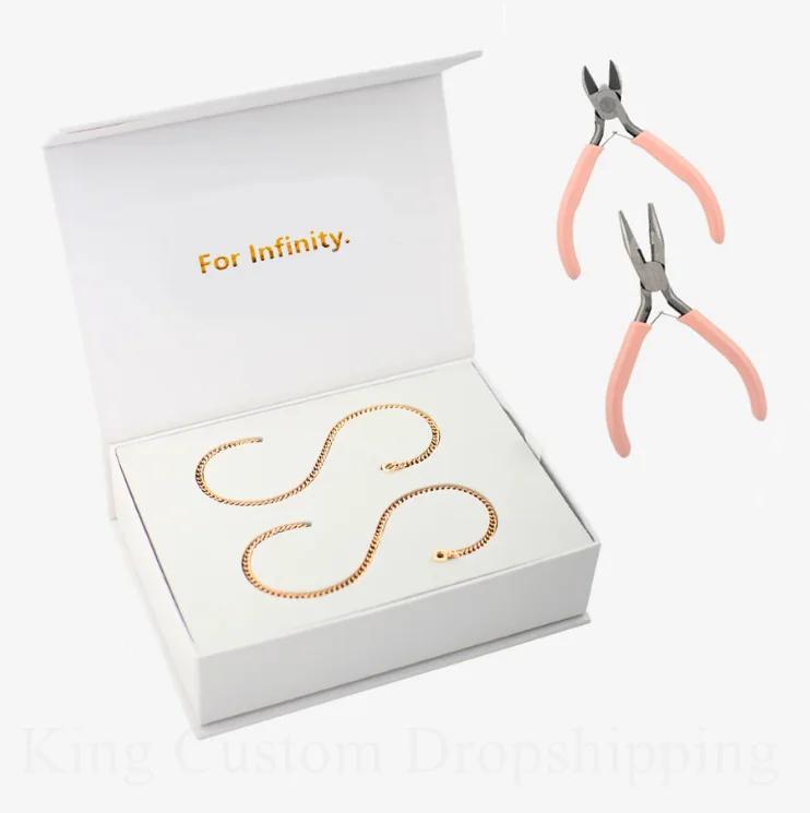 2025 Nouveau Bracelet éternel permanent Bijoux de couple Faites-le vous-même Kit de bracelets de mod