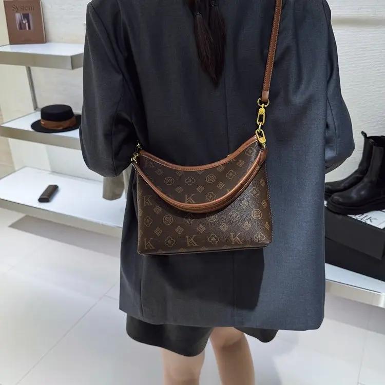 Sac à langer en cuir élégant et décontracté pour femme, grande capacité, texturé, original, rétro, p