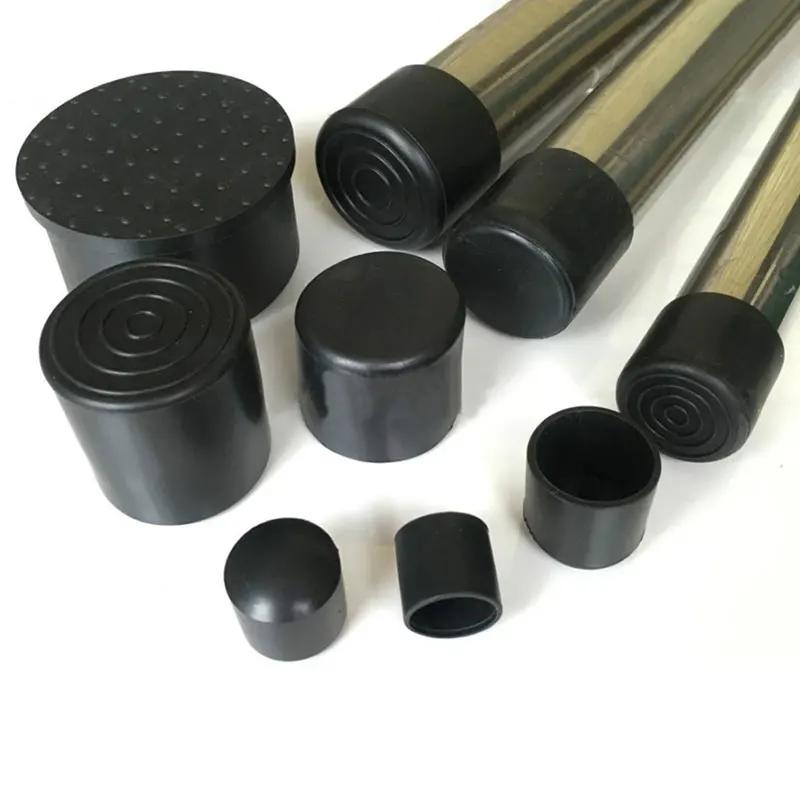 Couvre-pieds de chaise rond en caoutchouc et Silicone, couvre-pieds antidérapants, protecteurs de so