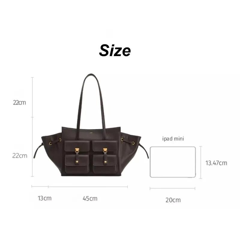 Sac à main de poche JW PEI Printemps/Automne 2026, Sac fourre-tout Linda pour femme, grande capacité