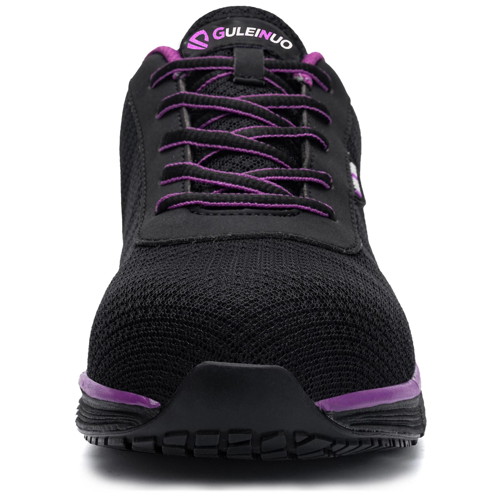 Chaussures de travail de sécurité pour femmes, baskets légères, respirantes, Anti-écrasement, antidé