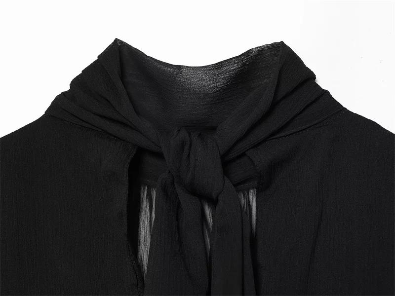 Haut plissé noir sans manches pour femme, nouvelle collection Printemps-Été 2026, style décontracté