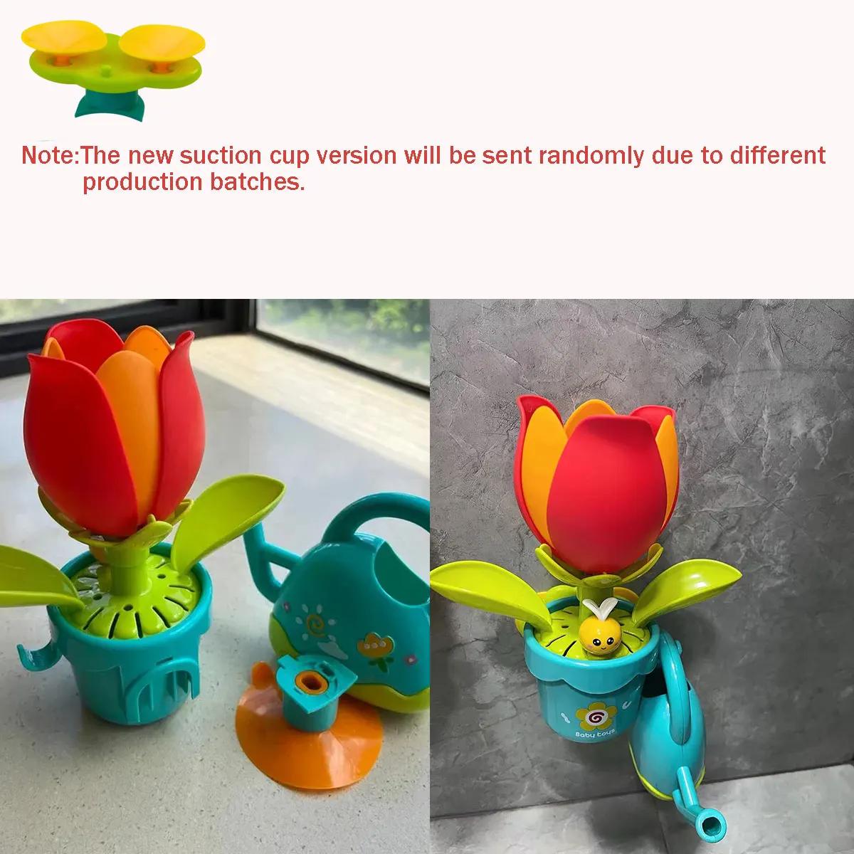 Jouet de bain pour bébé, jeu d'eau en forme de canard/fleur, roue à eau Lion, amusant pour enfants,