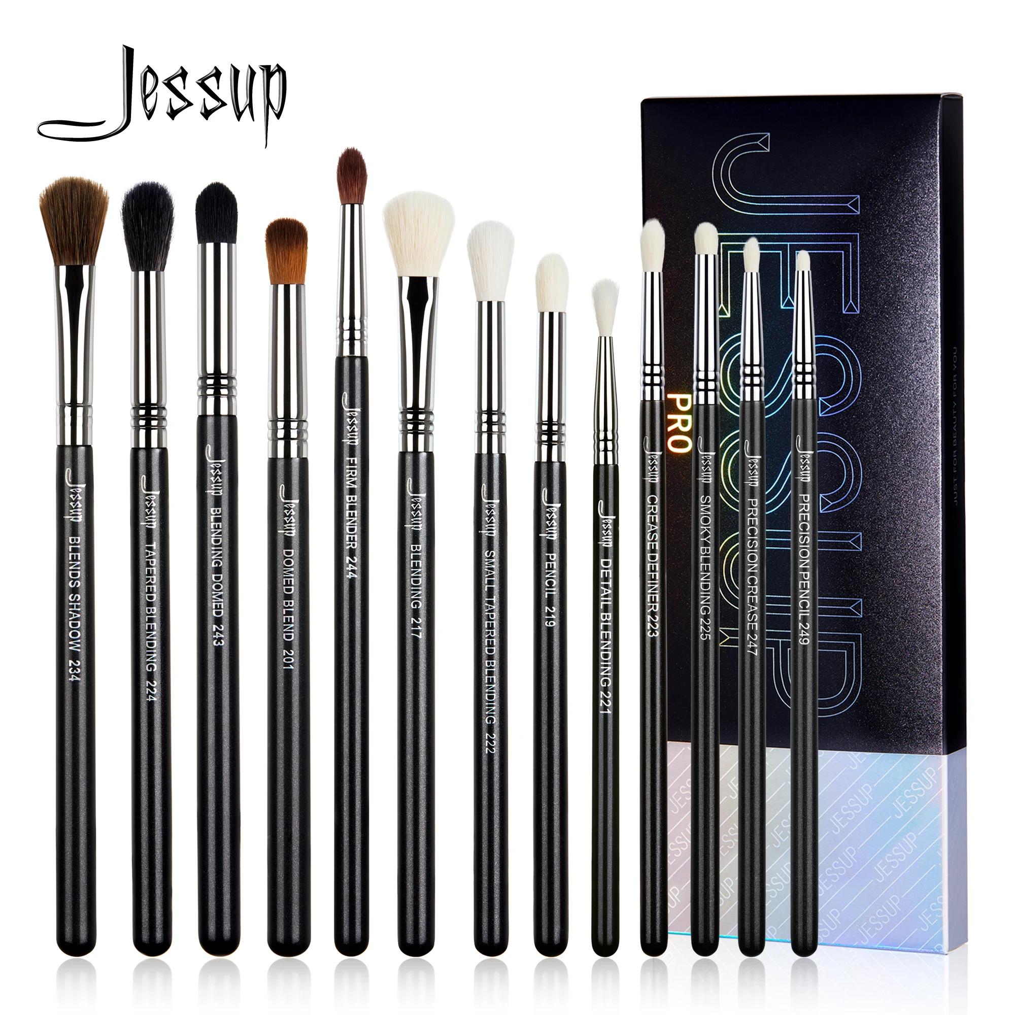 Jessup ensemble de pinceaux de maquillage pour les yeux pinceau de mélange professionnel pour les ye