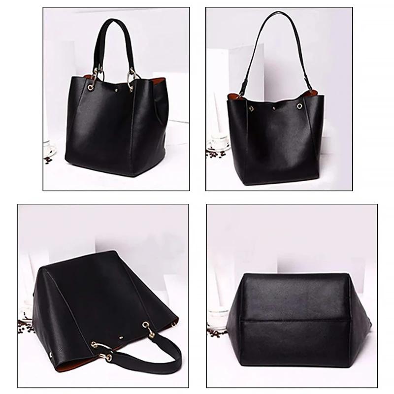 Grand sac fourre-tout pour femmes, sacs à main en cuir PU imperméable avec poignée supérieure, sac à