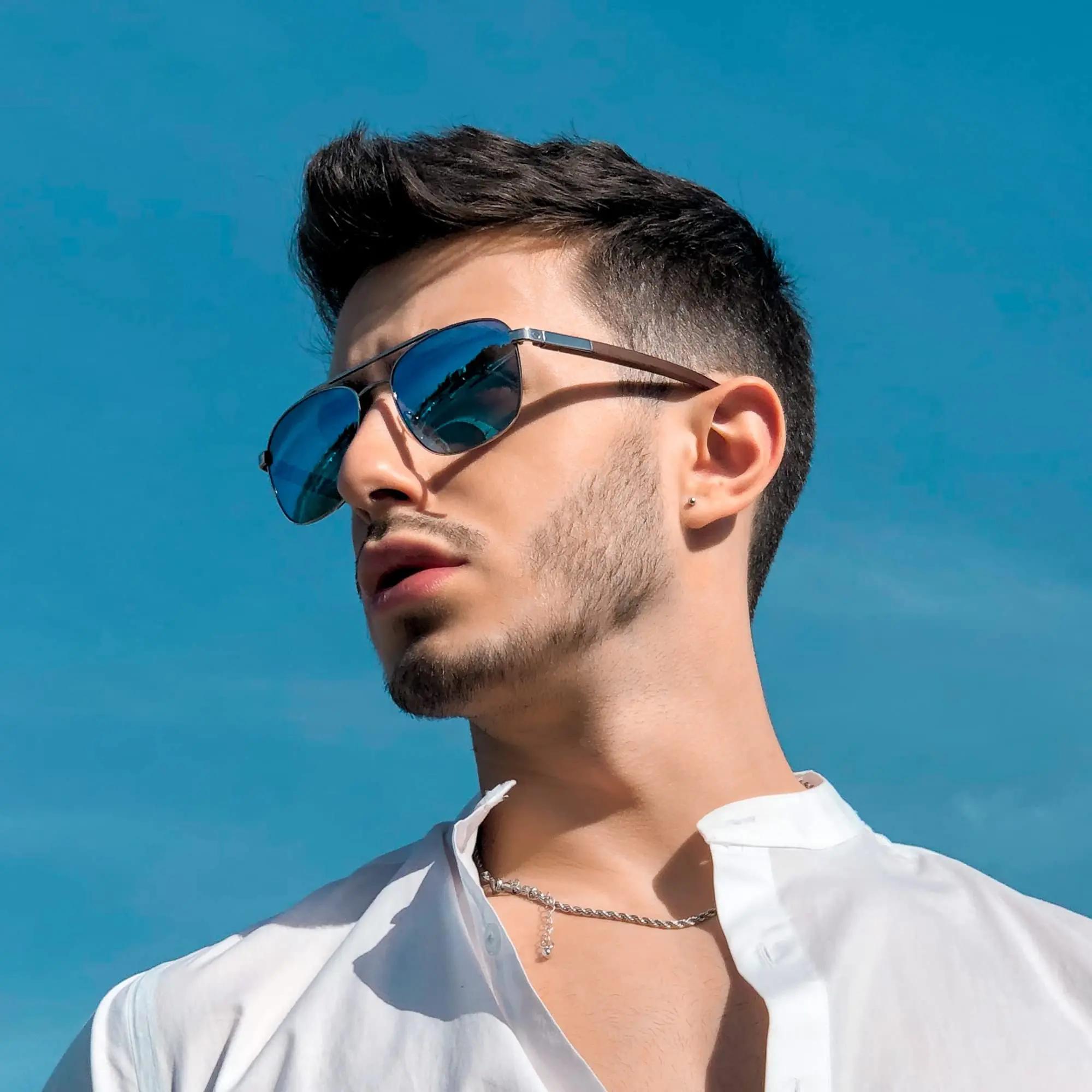 Lunettes de soleil polarisées ZENOTTIC 2026 tendance en bois pour hommes, protection UV, pêche, cond