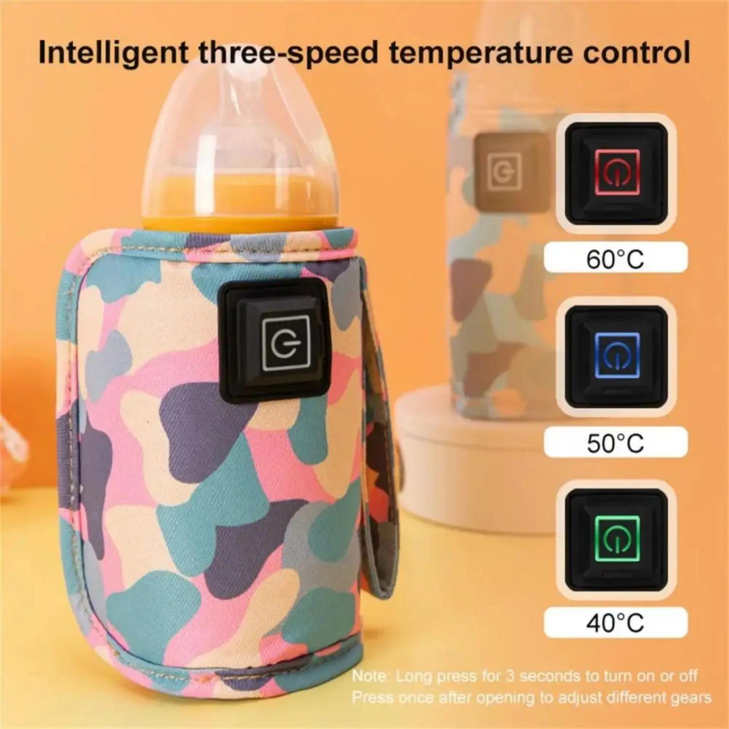 Chauffe-eau à lait USB, poussette de voyage, sac isolé, chauffe-biberon pour bébé, fournitures sûres