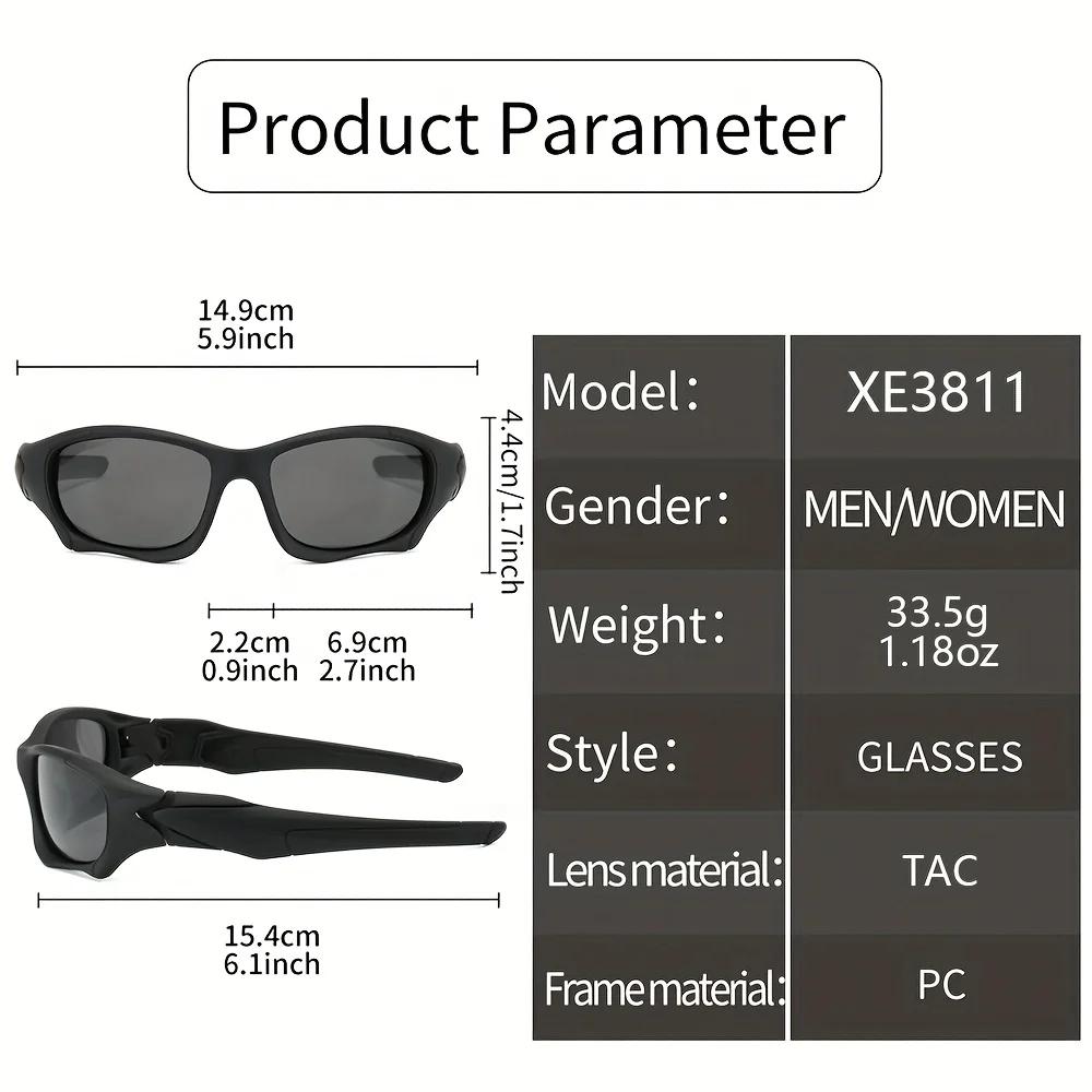 Lunettes de soleil de pêche tactiques coupe-vent pour hommes et femmes, nuances de camouflage classi