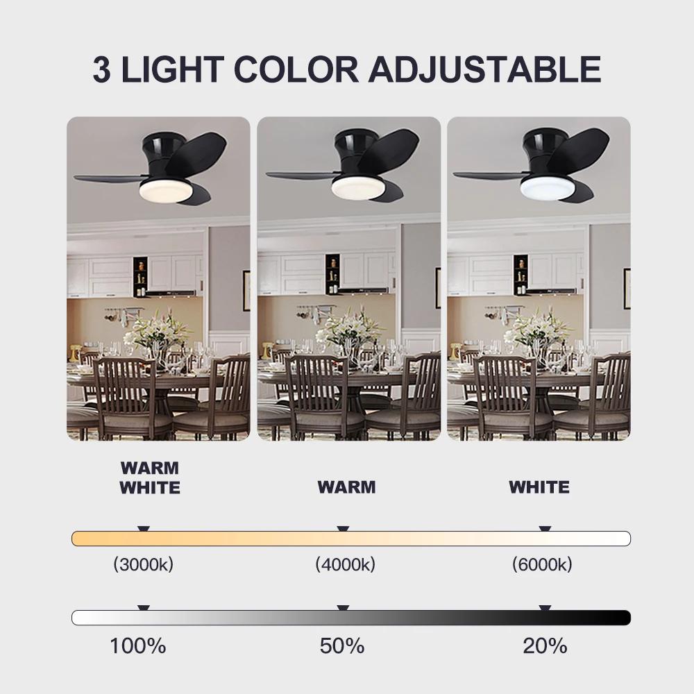 Lampes de ventilateur nordiques, chambres à coucher, salles d'étude, salles à manger, lampes de vent