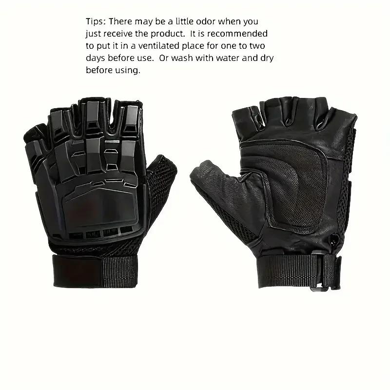 Gants thermiques sans doigts – Chauds, résistants à l'eau et améliorant la poignée pour moto, cyclis