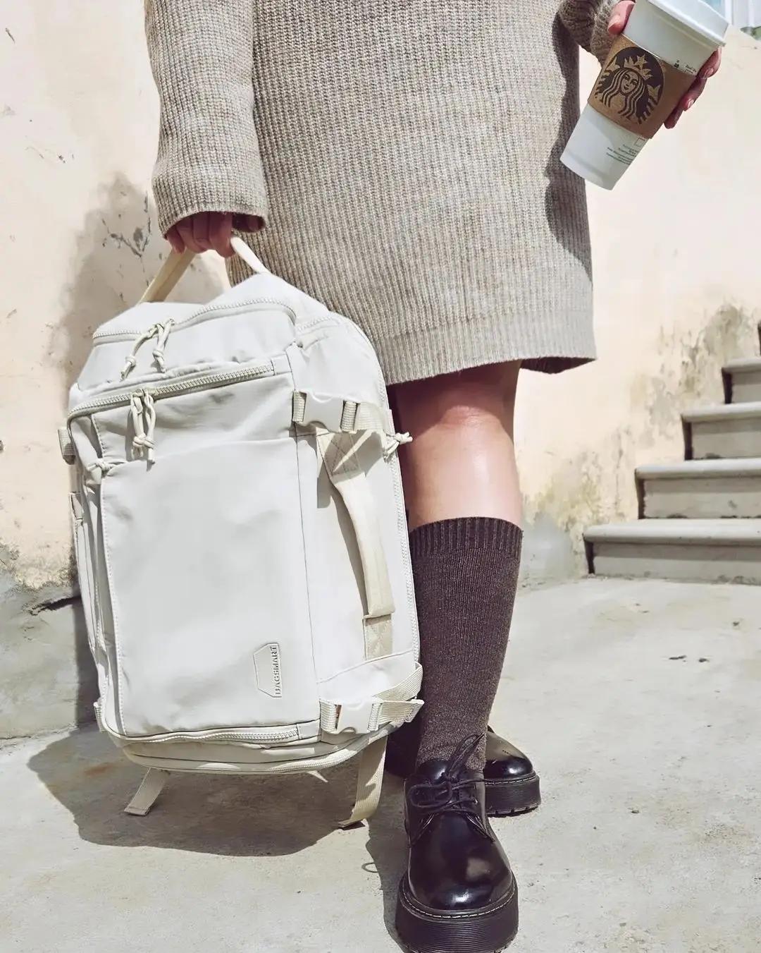 BAGSMART sac à dos de voyage grande capacité sac à dos de Compression sous vide femmes 15.6 pouces p