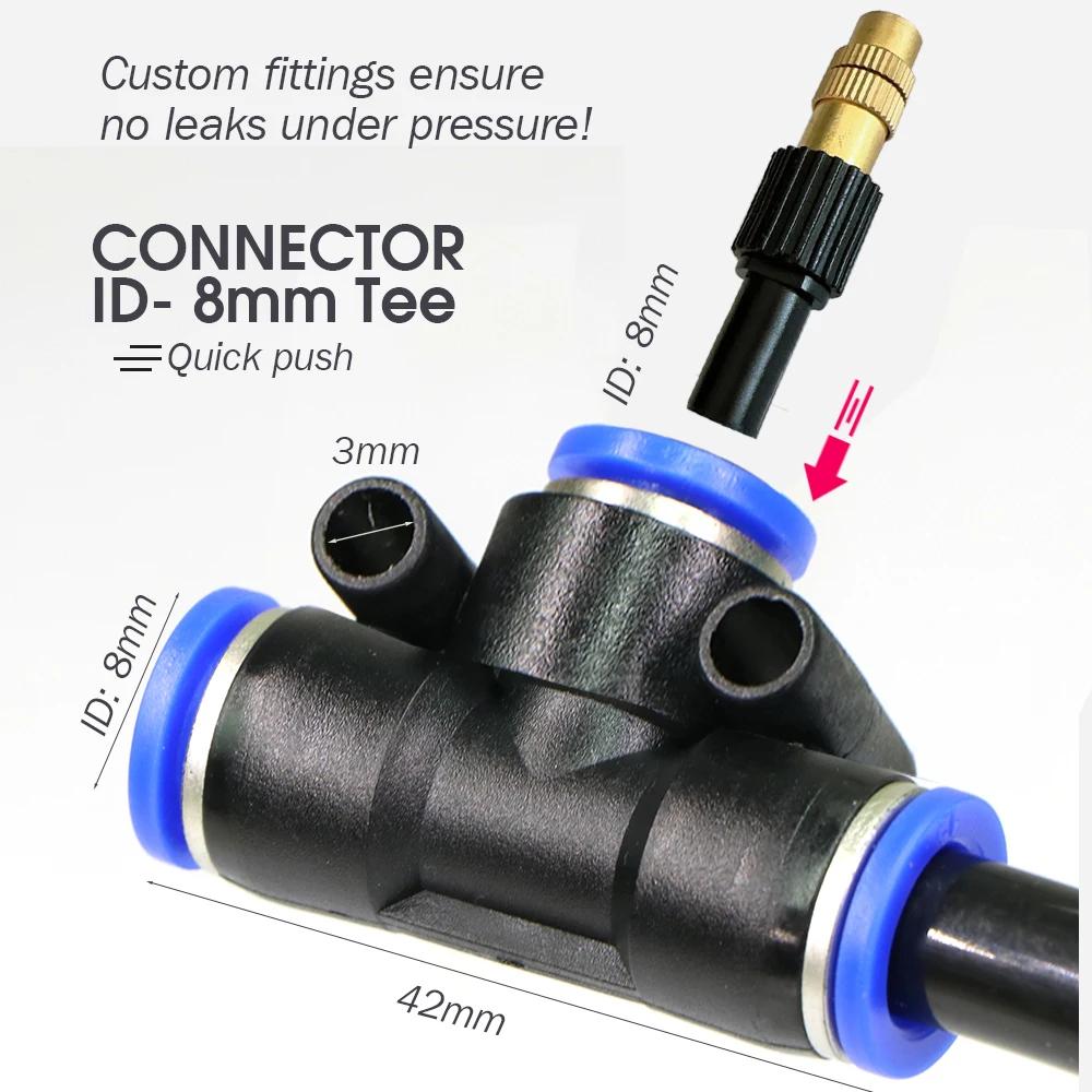 Kit de pulvérisation de pompe auto-amorçante, alimentation électrique 110-220V, pour serre et jardin