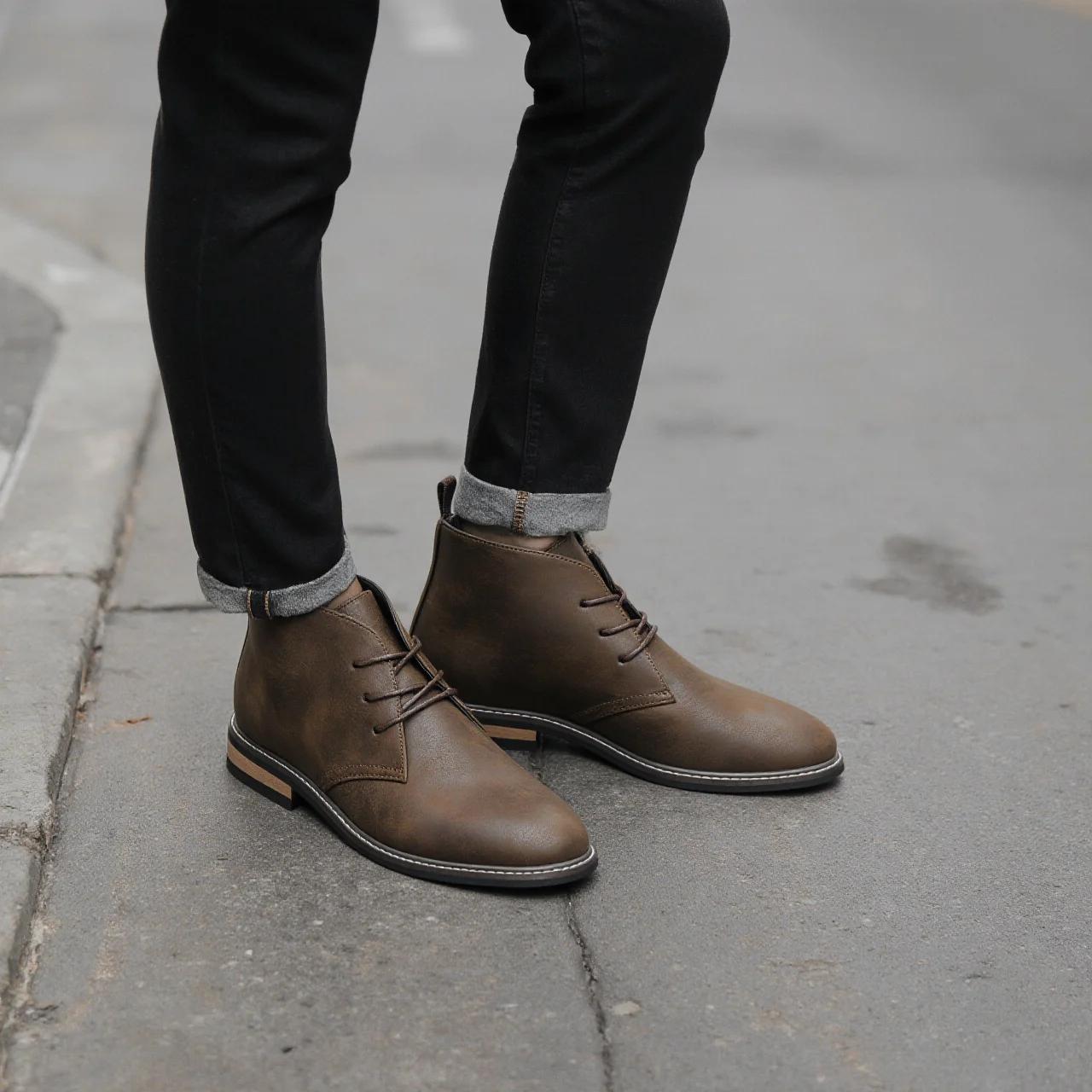 Chaussures en cuir pour hommes Marque 2026 Chaussures confortables et élégantes de luxe