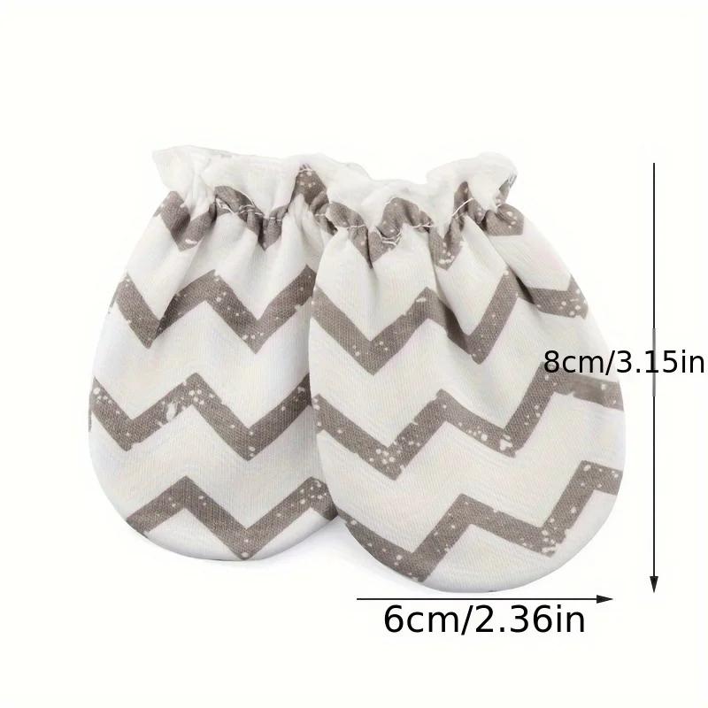 6 paires/lot gants pour nouveau-nés imprimés de dessins animés bébé garçons filles mitaines nouveau-