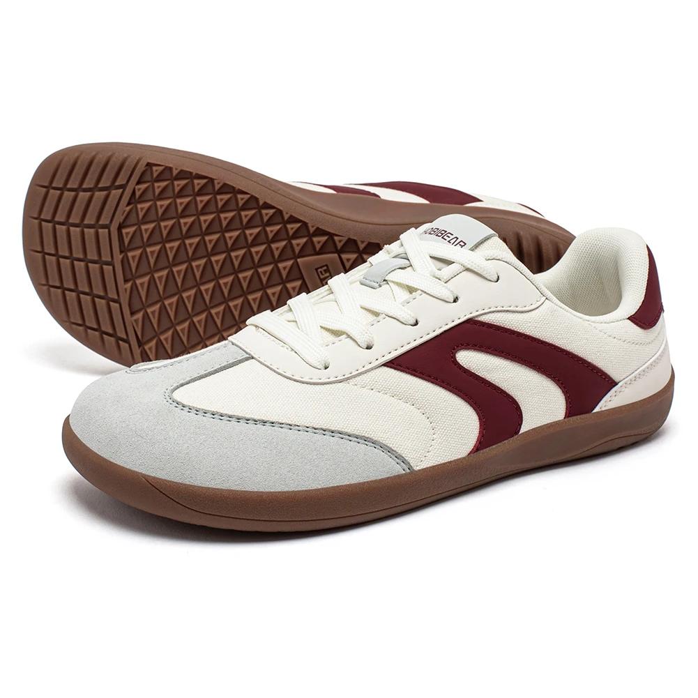 HOBIBEAR pieds nus baskets à bout large unisexe zéro goutte minimaliste chaussures en toile antidéra