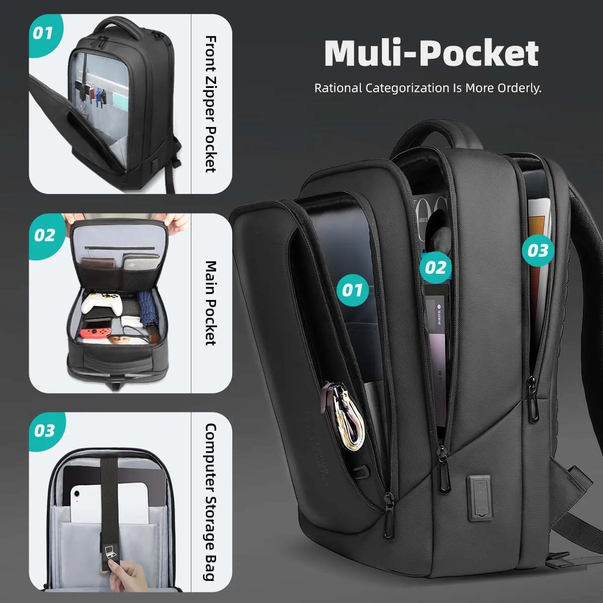 Heroic Knight-Sac à dos de voyage d'affaires pour homme, grande capacité, sac de travail pour ordina