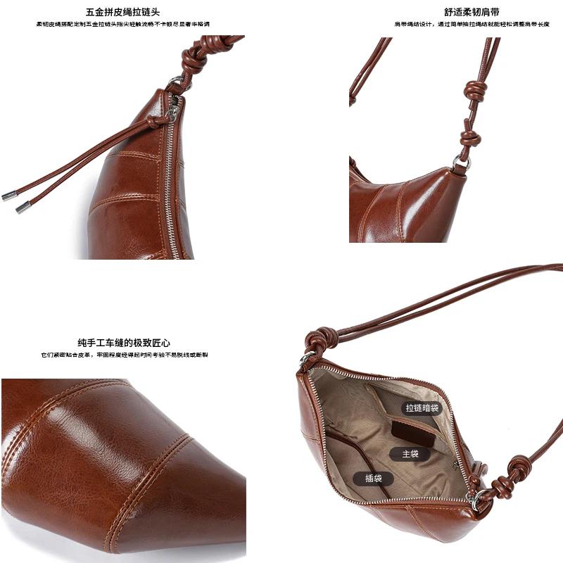 Nouveau sac à bandoulière de luxe en cuir de vachette mini pour femme 2026, sac à main de créateur p