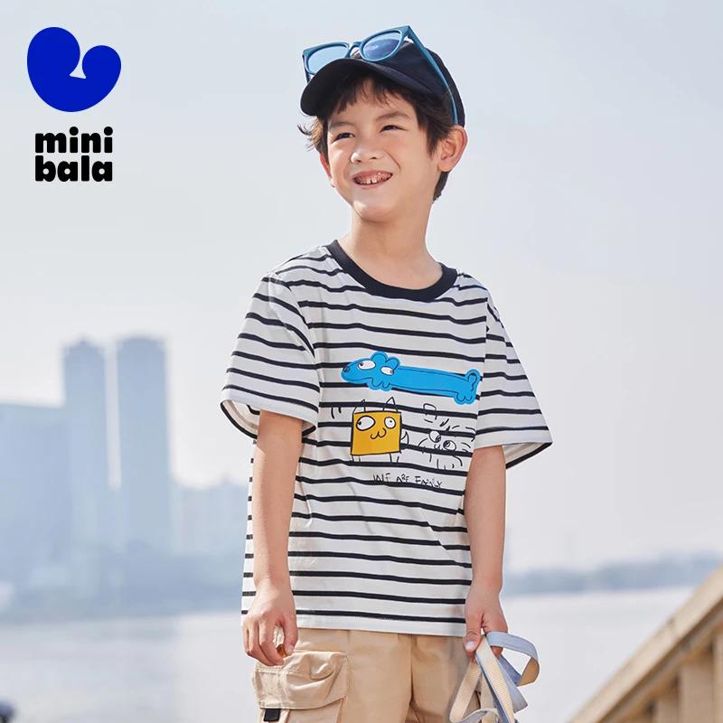 Mini Bala enfants T-Shirt rafraîchissant et antibactérien été nouveau haut évacuant l'humidité et à