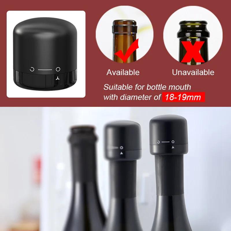 Bouchon de bouteille de vin scellé sous vide, bouchon de Champagne anti-fuite et bouchon de bouteill