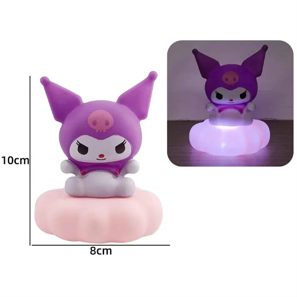 Nouvelle lampe de nuit de style japonais Sanrio, en émail, en forme de nuage, avec des personnages d