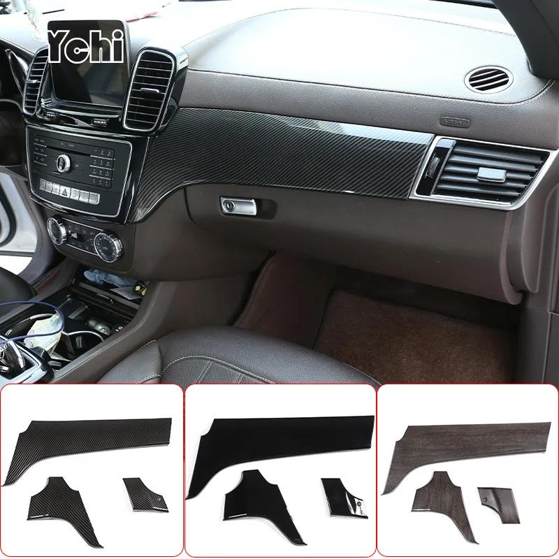Pour Mercedes Benz GLE 350 GLS 400 classe 2016-2019 ABS plastique voiture intérieur Console centrale