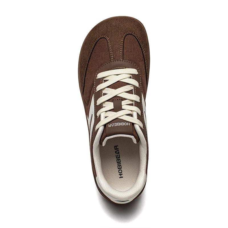 HOBIBEAR pieds nus baskets à bout large unisexe zéro goutte minimaliste chaussures en toile antidéra