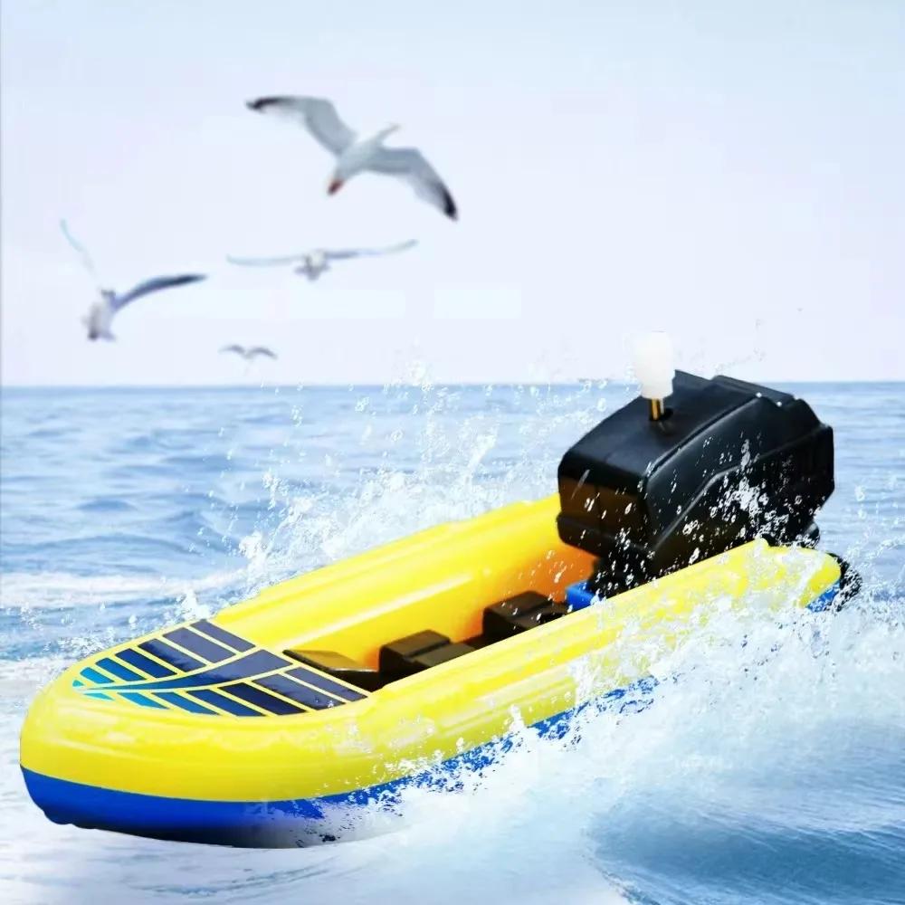 1pc bateau de vitesse horloge jouets bateau liquidation jouet flotteur dans l'eau enfants jouets cla