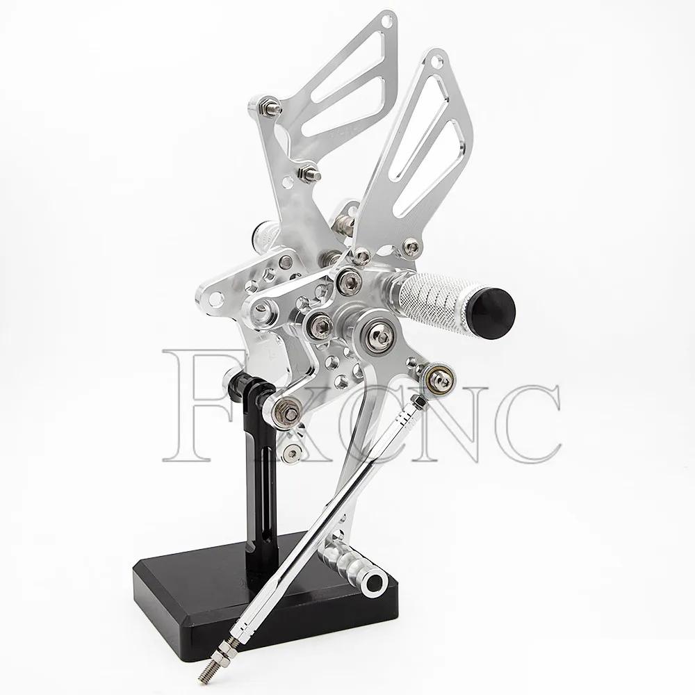 Ensemble de commandes assujettis ées CNC, repose-pieds à pédale, repose-pieds, Suzuki SV650, SV1000,