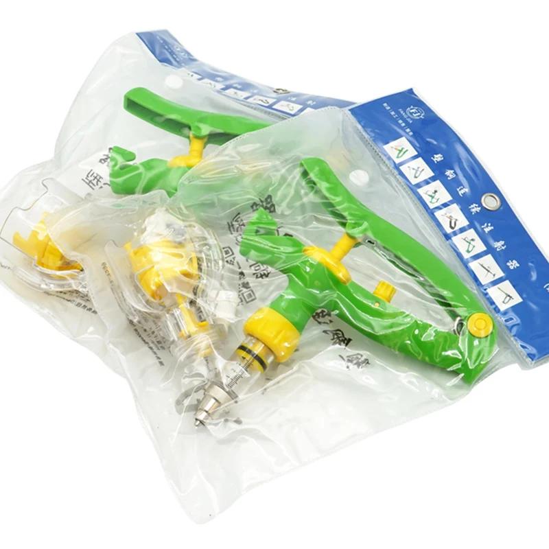 Seringue continue automatique vétérinaire de 2/5ml, avec aiguilles, Injection animale, aspirateur ré