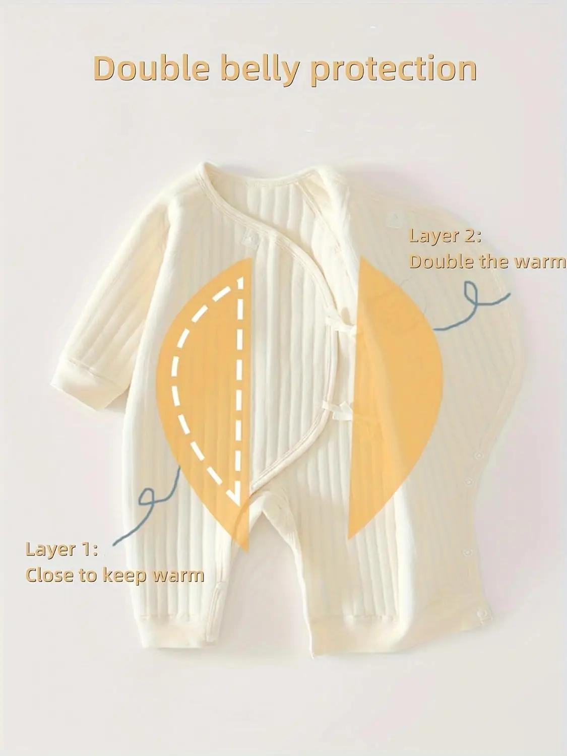 Somenie – body pour garçons et filles, vêtements d'hiver pour nouveau-né, vêtements de maison en cot