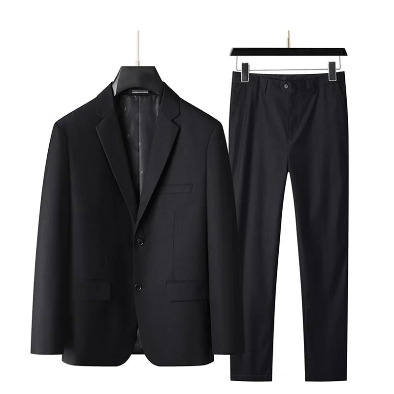 Costume et pantalon décontractés pour hommes, ensemble deux pièces, grande taille XL-9XL, belle robe