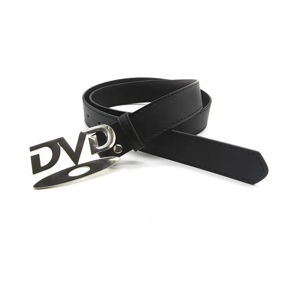 Ceinture unisexe à boucle au design nostalgique, polyvalente et tendance, pour femme, décontractée,