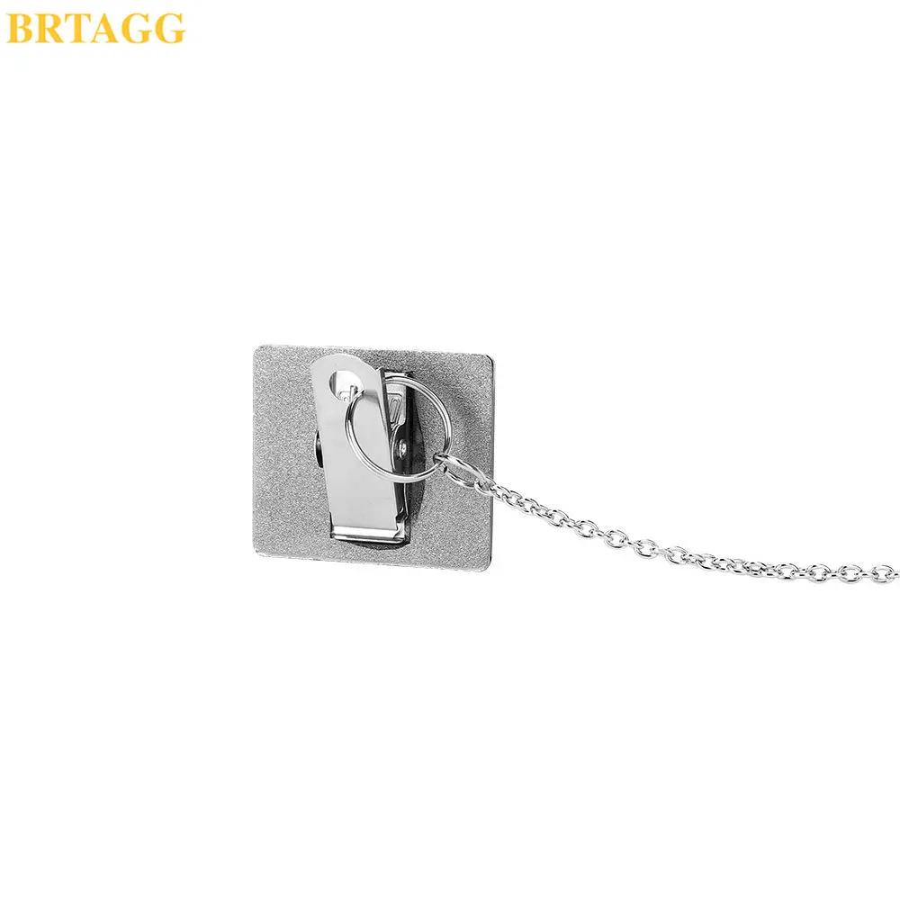 BRTAGG Clips Tallit, Clips pour Châle de Prière Tallit, 3,5 cm x 3 cm, Tout Métal, Étoile de David,