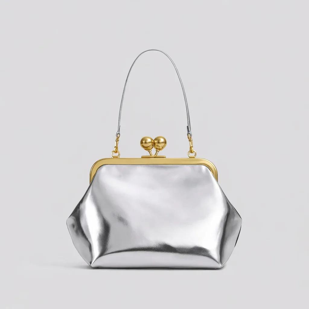 Sac fourre-tout de luxe élégant en cuir de couleur unie pour femme, grande capacité, idéal pour le q