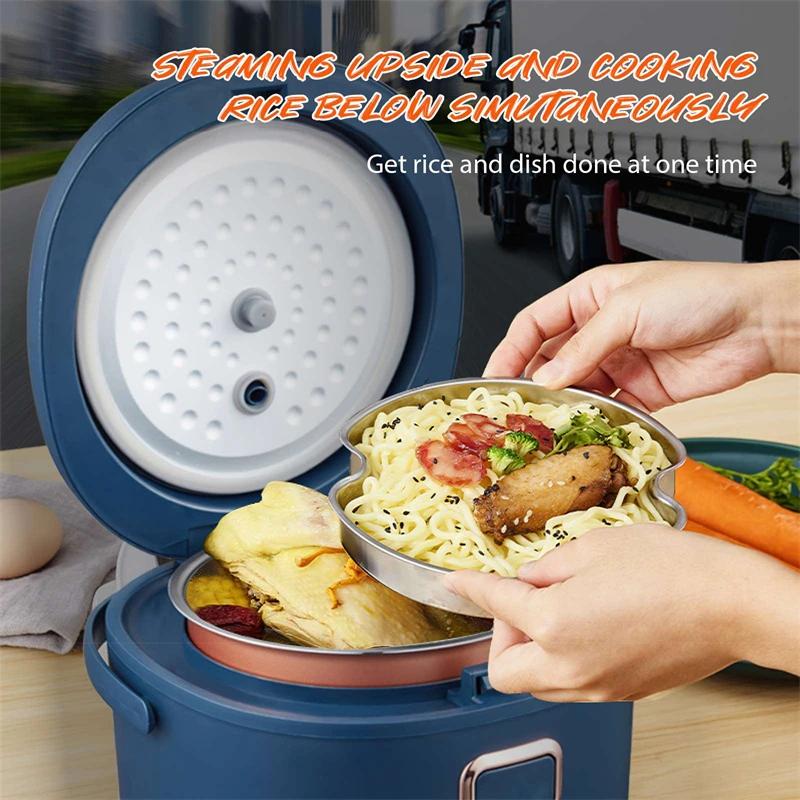 Cuiseur à riz chauffant pour aliments pour bébés, 2l, 200W, 12V, 24V, 220V, cuisson du riz, bouillie