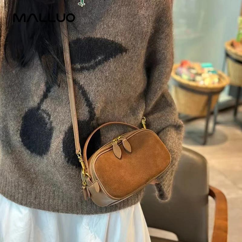 Sac à main en cuir de vachette véritable pour femme, sac à bandoulière pour femme, haute qualité, de