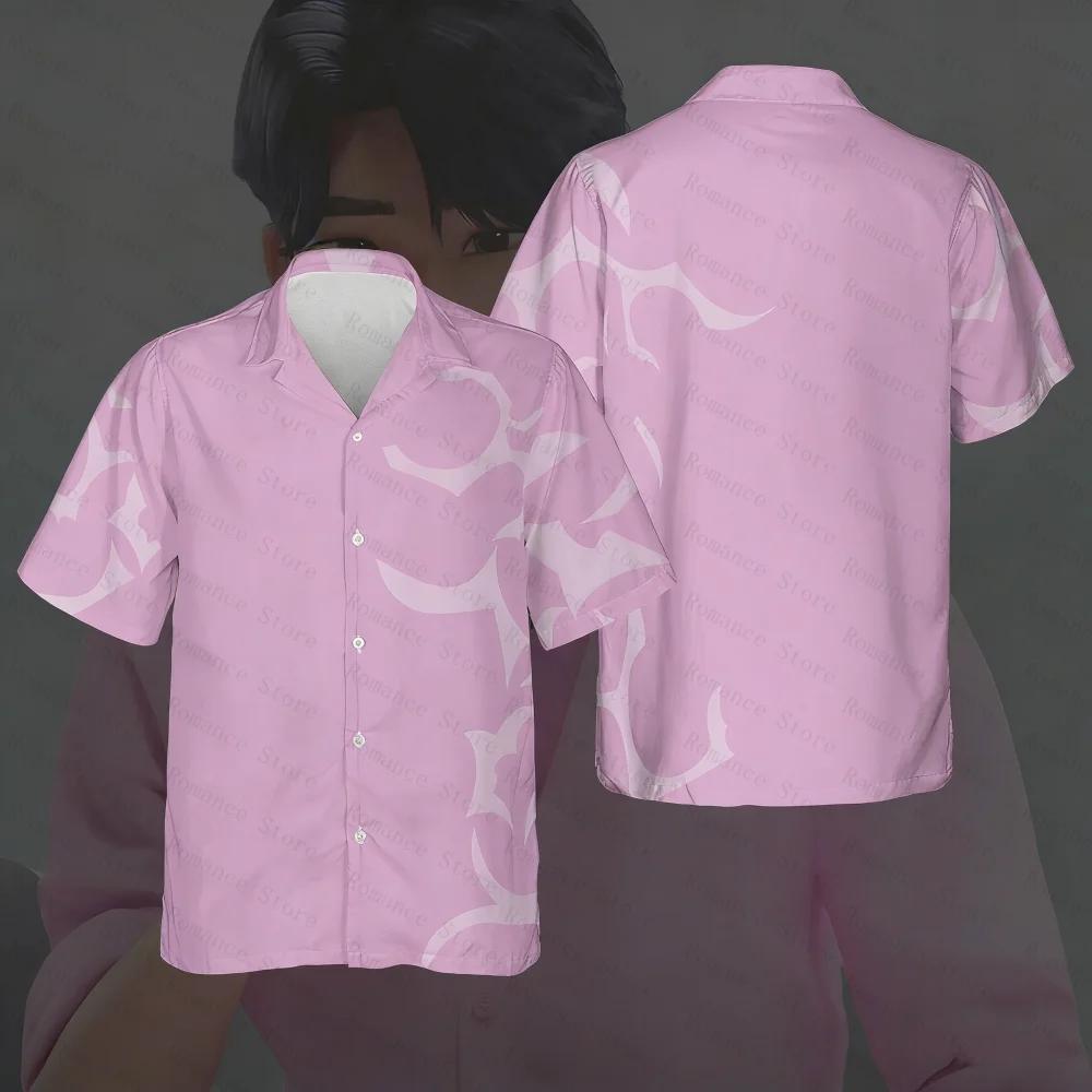 Chemise Hawaïenne 2026 inspirée du chasseur, chemise Hawaïenne pour jeunes, chemise de cosplay Abby