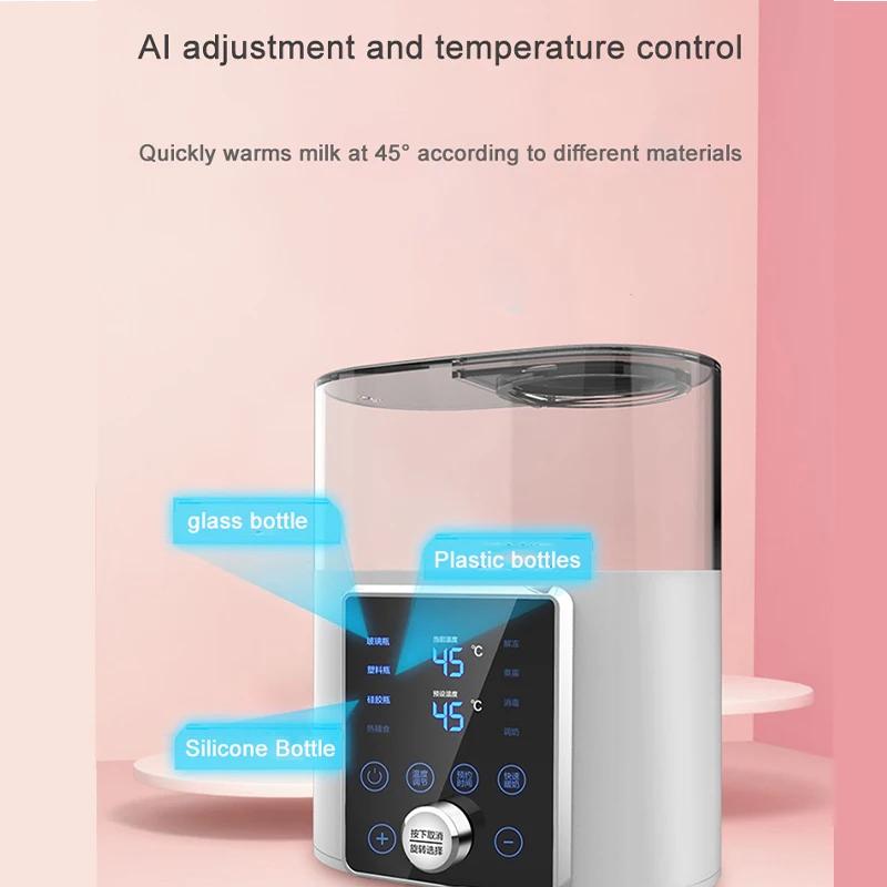 Chauffe-biberon multifonction stérilisateur chauffe-lait rapide 8 en 1 avec minuterie lait maternel