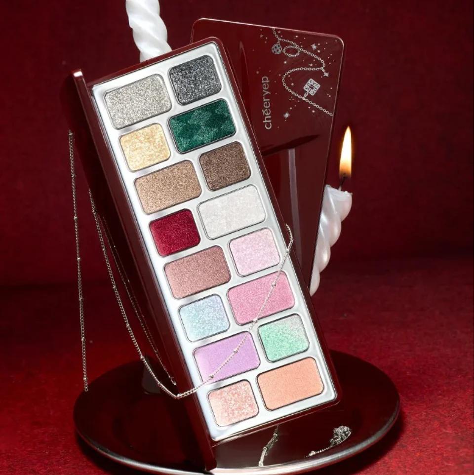 Palette de fards à paupières Qianyan Cheeryep STARLIT WISHES EYESHADOW PALETTE WISHES STARLIGHT 17g,