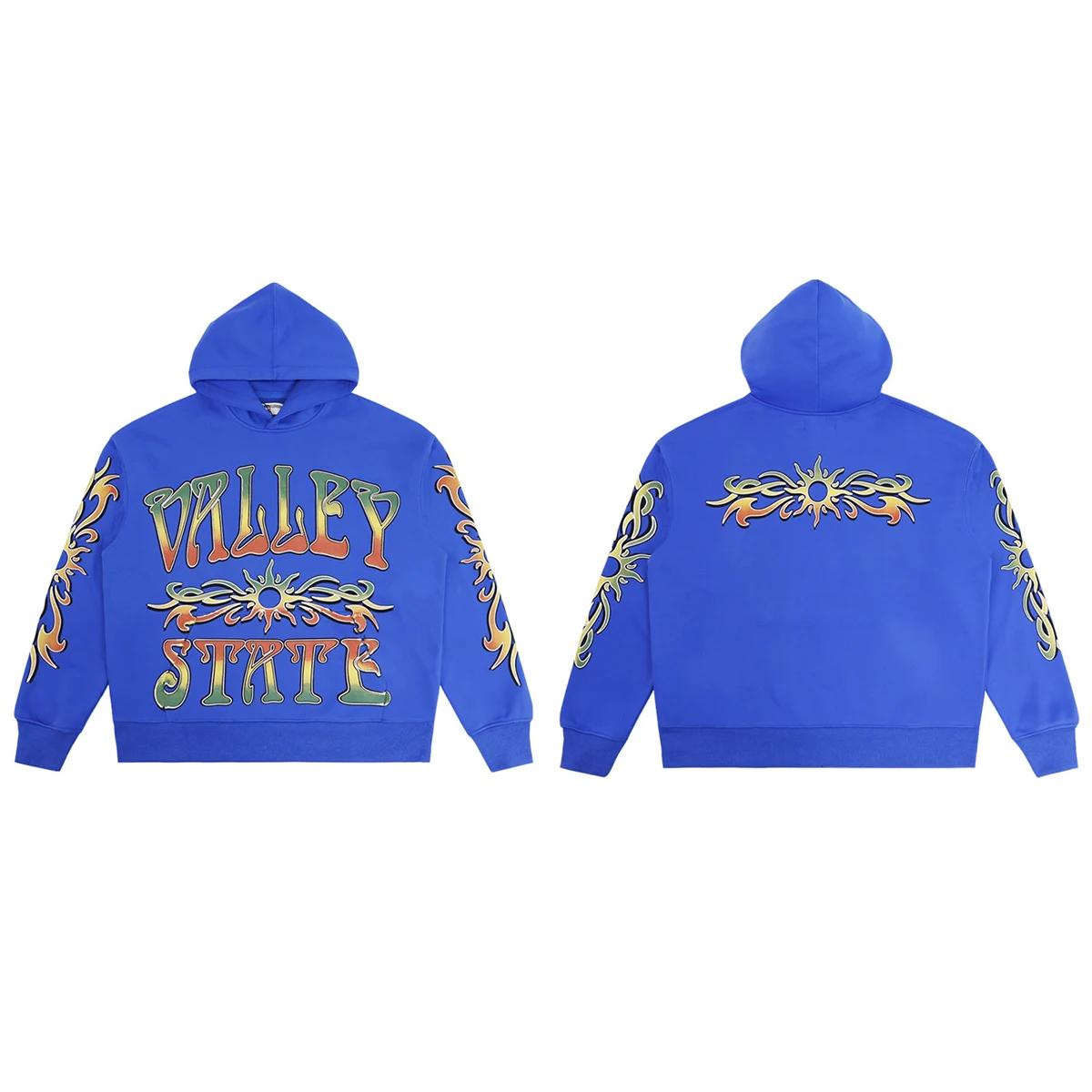 Sweat-shirt à capuche en coton pour hommes et femmes, pull Hip Hop ample avec lettres imprimées Graf