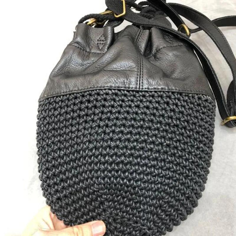 Sac à bandoulière en cuir véritable pour femmes, nouveaux produits d'été, fait à la main, couche de