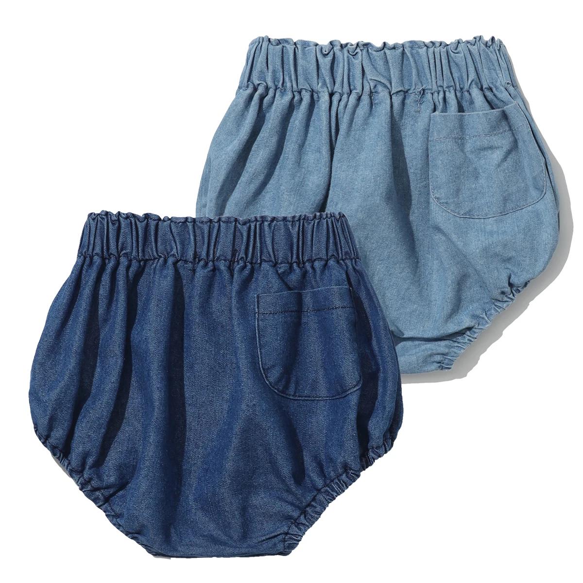 Short bouffant en Denim pour nouveau-né, en coton doux et confortable, pour garçons et filles, panta